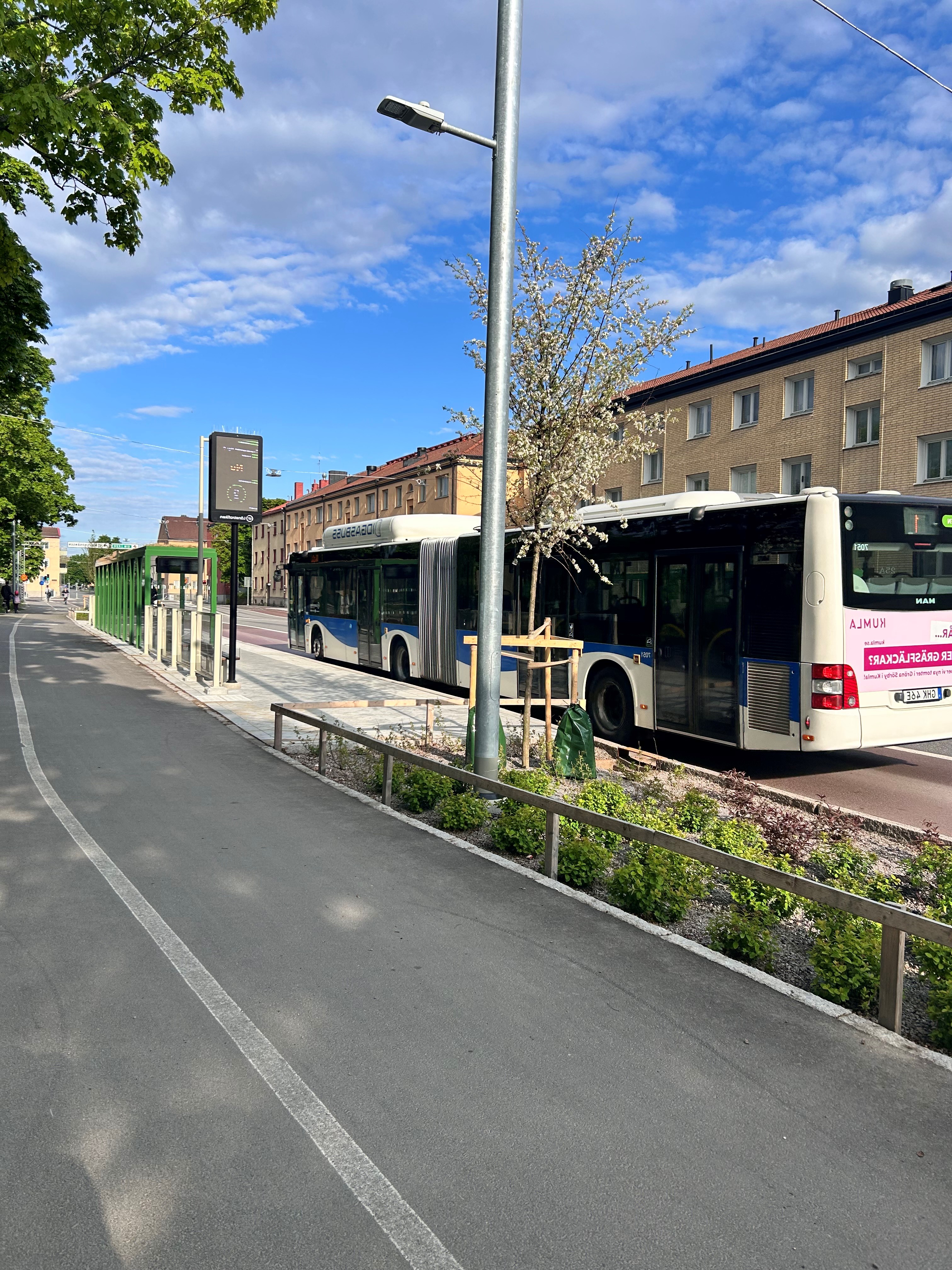 Buss på Västra Nobel 